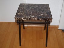 2 End/Side Tables with Metal Legs in San Angelo, Texas