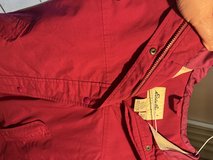 Eddie bauer medium Womens raincoat cranberry in Aurora, Illinois