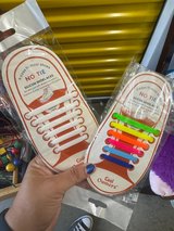 Silicone No Tie shoe laces NEW in Fort Campbell, Kentucky