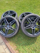 Four summer tires with rims for sale, AC Schnitzer in Ramstein, Germany