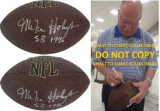 A MIKE HOLMGREN SIGNED FOOTBALL in Chicago, Illinois