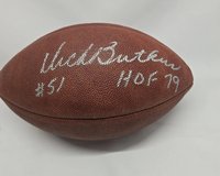 DICK BUTKUS HAND SIGNED FOOTBALL in Chicago, Illinois