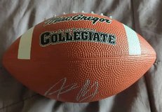 HAND SIGNED AARON RODGERS COLLEGE FOOTBALL in Brookfield, Wisconsin
