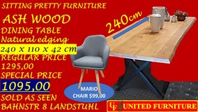 U.F.-SOLID WOOD ASH TABLE 240CM in Ramstein, Germany