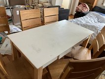 White desk in Stuttgart, GE