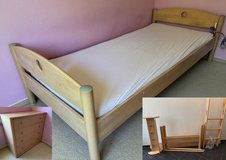 Children's high bed and chest (solid birch) in Stuttgart, GE
