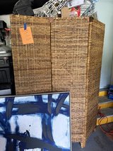 Wicker privacy screen in Lockport, Illinois