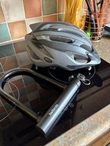 Adult Bicycle Helmet and Lock in Lakenheath, UK