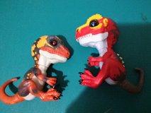 Fingerlings dinosaurs in Beaufort, South Carolina