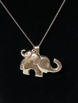 Sterling Silver Elephant necklace in Aurora, Illinois