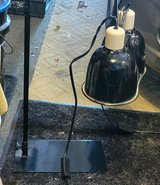 Zoomed light and stand in Shorewood, Illinois