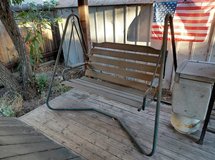 Bench swing in Travis AFB, California