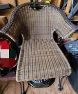 4 Wicker Gardenchairs with pillows in Ramstein, Germany