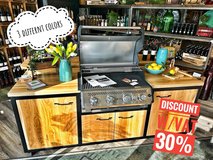 Exclusive Solid Wood Outdoor Kitchen in Stuttgart, GE