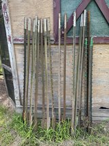 Steel posts in Fort Polk, Louisiana
