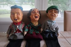 Vintage Talking Three Stooges Golf Club Covers Complete Set - Working in Naperville, Illinois