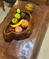 Solid Wood Basket in Okinawa, Japan