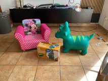 Minnie Mouse Toddler Chair & Bouncy Dino in Stuttgart, GE
