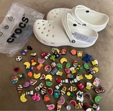 CROCS WITH 50 RANDOM CHARMS in Chicago, Illinois