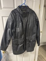Members Only Large Leather Jacket in Elizabethtown, Kentucky