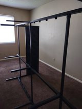 Queen size bed & mattress only 3 months old ( practically new) in Fort Rucker, Alabama