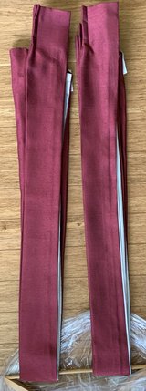 Set of 2 Curtain Panels - Maroon Drapes - ea panel measures: 25"W x 84"L in Wheaton, Illinois