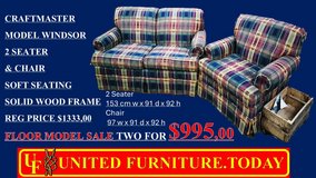 U.F.-Windsor 2seater & Chair Soft Seating COUNTRY ELEGANCE in Ramstein, Germany
