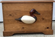 Vintage wood dovetail Chest - Decoy Duck Storage Bench in Naperville, Illinois