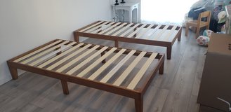 2 Wooden Bed Frames, 30x 90 x 200 cm in Wiesbaden, GE