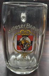 1960s Amberg Malteser Brau .5-Liter Beer Mug in Grafenwoehr, GE