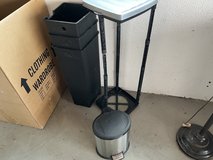 Trash cans in Ramstein, Germany