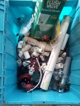 lug of plumbing items in Warner Robins, Georgia