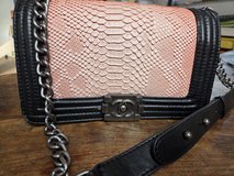 Pink and black purse in Stuttgart, GE
