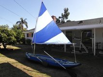 Kayak w/sail in Fort Irwin, California