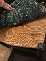 Wicker seated corner chair in Plainfield, Illinois