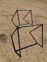 A frame stands in Yucca Valley, California