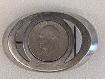 1970s Vintage Silver Dollar Belt Buckle w/Bicentennial Coin in Alamogordo, New Mexico