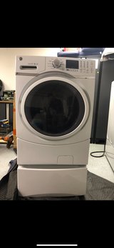 GE Front Load washer & dryer with pedestal (electric) in Fairfax, Virginia