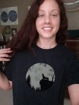 Dachshund And Moon T-shirt in Birmingham, Alabama