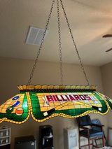 canapy overhead lamp for billiard table in Houston, Texas