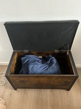 Storage Bench with Cushioned Top in Ramstein, Germany