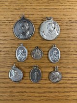 8 Vintage Religious Medals in Aurora, Illinois