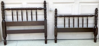 Vintage Jenny Lind Twin bed Headboard & Footboard - NO side rails in Bartlett, Illinois