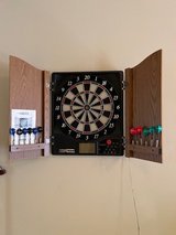 Electric dart board in Houston, Texas