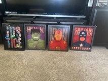 Super Hero pics w/frame in Fairfield, California