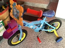 Nickelodeon Blue’s Clues and You kids bike 12” one month used in mint condition Training wheels,... in Bolingbrook, Illinois