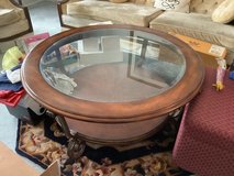 48” round glass top coffeetable in St. Charles, Illinois