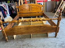 Maple California king size bed frame in Alamogordo, New Mexico