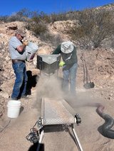 1 Foot wide by 8 Foot Long 12 Volt Gravel Conveyor. in Alamogordo, New Mexico