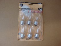 NEW GE CRYSTAL CLEAR CURL TOP BULBS in Naperville, Illinois